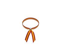 MIBANDERA Bracciale in tessuto regolabile, bandiere di paesi, Germania, Spagna, Francia, Italia, 1 cm, per uomo e donna, Regolabile, Tessuto, Non è una pietra preziosa
