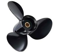 MiBarco 12 1/4x15 Aggiornamento Alluminio Fuoribordo Barca Elica per BRP Johnson Evinrude OMC Stern Drive 40-75hp 13 Spline Dente Sostituire OEM 778774 12.25Dia x 15Pitch Prop RH