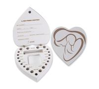 Mibb My Memory Kit Box Primi Dentini Custodia in Legno Idea Regalo