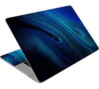 Mibbxea Adesivo per Laptop 15-15,6 Pollici, Pellicola in Vinile Riutilizzabile per Coprire Laptop da 13, 13,3, 14, 15,4 Pollici, Decorativo, Antigraffio, Impermeabile (028 Sabbie Mobili Blu)