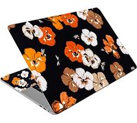 Mibbxea Adesivo per Laptop 15-15,6 Pollici, Pellicola in Vinile Riutilizzabile per Coprire Laptop da 13, 13,3, 14, 15,4 Pollici, Decorativo, Antigraffio, Impermeabile (027 Ape E Libellula E Fiore)