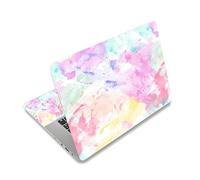 Mibbxea Adesivo per Laptop 15-15,6 Pollici, Pellicola in Vinile Riutilizzabile per Coprire Laptop da 13, 13,3, 14, 15,4 Pollici, Decorativo, Antigraffio, Impermeabile (062 Acquerello)