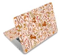 Mibbxea, pellicola in vinile per laptop da 15-15,6 pollici, adesivo riutilizzabile per laptop per netbook da 13 13,3 14 15,4 pollici, decorativa, antigraffio, impermeabile, antipolvere (076 scoiattolo