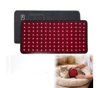 MiBoce Cintura per Terapia con Luce Rossa per Alleviare Il Dolore, 120 LED, Potenza E Durata Regolabili, Impacco Caldo per La Zona Lombare, per La Cura delle Ferite in Cani, Gatti E Cavalli