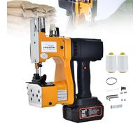 MiBoce Macchina Chiudisacchi Elettrica, Cucitrice Portatile Wireless, con Batteria Ad Alta capacità da 36 V, 2 Secondi/Sacco, 1700 Punti/Minuto, per Sacchi di Iuta, Tela, Sacchi per Mangimi