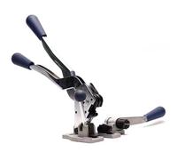 MiBoce Reggiatrice Manuale 3 in 1, Reggiatrice Manuale per Reggia PP, Tenditore, Piegatore, Taglierina, Facile da Usare, per Imballaggi Industriali E Domestici