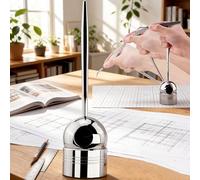 MiBoce Stabilizzatore Manuale per Modellismo, Stabilizzatore Manuale di Precisione, Rotazione Orizzontale a 360°, Verticale a 210°, Struttura Interamente in Acciaio Inossidabile a Specchio