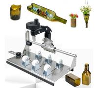 MiBoce Tagliabottiglie in Vetro, Kit Tagliavetro Multifunzionale Fai-da-Te, con Lama Ruotabile a 360°, Varie Forme di Taglio, per Bottiglie Quadrate E Rotonde