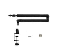 mic arm parts, Braccio for microfono da studio professionale con gestione dello stoccaggio dei cavi nascosta Supporto for microfono con staffa a sbalzo universale,for singing(Standard Mic Arm)