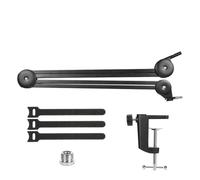 mic arm parts, Supporto for braccio for microfono Supporto professionale for trasmissione resistente, compatibile con la staffa Blue Yeti HyperX QuadCast S,for singing(Length 50cm)