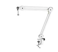 mic arm parts, Supporto for microfono: braccio for carichi pesanti, supporto for microfono regolabile a forbice a sospensione, for la registrazione di podcast di giochi,for singing(BM63W)