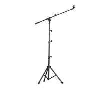 mic arm parts, Supporto for microfono da pavimento, treppiede, braccio con asta, con borsa for il trasporto e 2 clip, adatto a qualsiasi performance di microfono, canto,for singing