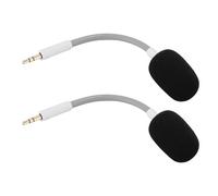 MIC ATERE, Microfono a Cuffia PCS QUALITÀ SOLASSA SOLAMENTO con Copertura di Spugna in Schiuma per la Sostituzione della Riparazione di Barracuda X (WHITE)