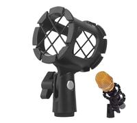 Mic Stand Shock Mount, Anti-Vibration Shockproof Microphone Holder Clip, Shock Mount Recording Microphone, Vibration Proof Stand, Microphone Shock Mount Clip, For Home Studio, Professional Setup