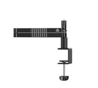 mic stand, Supporto for microfono a basso livello Cantilever da 48 cm Supporto da scrivania sotto monitor regolabile a 360° for giochi podcast in streaming live,parts