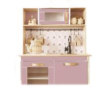 Mica-Mica Pellicola adesiva per cucina da gioco IKEA DUKTIG, adorabili cupcake (palissandro), frontale e pannello posteriore