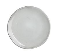 MICA Piatto decorativo Tabo in ceramica, rotondo, grigio, diametro 26,5 x altezza 3 cm