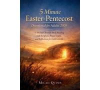 Micah Quinn 5 Minute Easter-Pentecost Devotional for Adults 2026 (Tascabile)