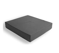 MICAMAMELLAMA Cuscino viscoelastico per sedia a rotelle e sedie da ufficio (40 x 40 x 6 cm) cuscino in schiuma anatomica per coccige, migliora la postura e aumenta il comfort, produzione spagnola.