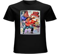 MICAOJI Cool Drunken Master Import Mens T Shirt 156 Shirt Jackie Chan Martial Arts Karate Sake Black 3XL