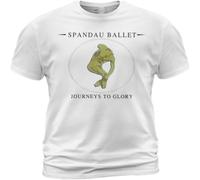 MICAOJI Cotton T Shirt Spandau Ballet Journeys to Glory Album John Keeble Gary Kemp White M