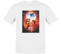 MICAOJI ET Fan Art Christmas Halloween Film Movie Funny T Shirt White L