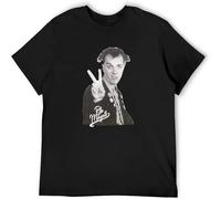 MICAOJI Mens Rick from The Young Ones As The People Poet Played by Rik Mayall Tribute T Shirt Casual Round Neck Easy Comfortable Tees Black 3XL