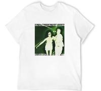 MICAOJI Men's Robert Palmer Sneakin' Sally Through The Alley T Shirt White XL