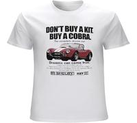 MICAOJI Shelby Cobra The Complete Dream Car Men's T-Shirt American Muscle Carrol White 3XL