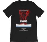 MICAOJI The Thing John Carpenter Horror Movie Thriller Funny Graphics Gift Men Unisex Black M