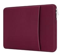 MicaYoung 13,3 Pollici Custodia Portatile Protettiva Borsa Porta PC Computer Notebook Sleeve Cover Compatibile con 13,3 Chromebook Notebook MacBook Pro 14 Pollici M1 M2 A2442 (2021-2023), Rosso