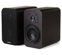 Micca BOW RB42 - Altoparlante da scaffale con woofer da 10,2 cm e tweeter in seta, colore: noce scuro, coppia)