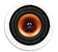 Micca M-6C - Altoparlante rotondo a 2 vie a soffitto, diametro del foro di 19,3 cm, audio per tutta la casa, home theater, interno o esterno coperto, woofer da 16,5 cm, tweeter da 1", bianco,