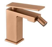 MICE BDP048-2ORC Rubinetto Monocomando per Bidet in Ottone Rubinetteria WC per Acqua Fredda/Calda Oro Rosa Spazzolato