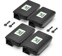 Mice&Co 4X Trappole per Ratti e Topi Professionali e Efficaci Scatola per Esche