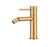 MICE COLLECTION - Rubinetto per bidè - Monocomando di rubinetteria per WC acqua fredda/calda - Rubinetto igienico per WC - SERIE MONZA Oro spazzolato BDM039-2OC