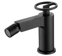 MICE - Rubinetto monocomando per bidet in ottone - Rubinetti per WC - Rubinetti da bagno per acqua fredda/calda Nero opaco BDC033-2NG