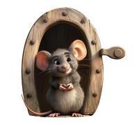 Mice Wall Stickers - Cartoon Mouse Peel & Stick Decals, Colourful Design Fun Decorative Theme, Easy To Apply + Removable, Premium PVC Material Safe &, For Nursery, Kids Room & Home Décor