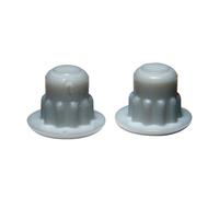 MICEL - 91988 - Tappi per fori, coperchio per moduli cerniera, in polietilene, finitura grigia, diametro 7,4 mm, 10 pezzi, 7,4 x 7,4 x 6 mm