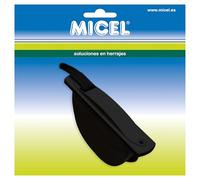 MICEL - 92689 - Raccoglitore per tapparelle, senza perno, per tapparelle da 14 mm, in ABS, finitura nera, 180 x 30 x 100 mm.