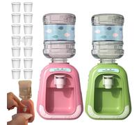 Micellar Water Dispenser, Mini Water Dispenser for Makeup, Automatic Makeup Remover Dispenser, Cute Micellar Water Dispenser Push Down, Fun Monomer Cosmetic Containers Travel (2 Pcs)