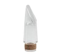 MICFENY 1 Pezzo Trasparente Clarinetto Bocchino Acrilico Trasparente Bolwtorch ABS Clarinetto Trasparente Flauto Testa con Sughero