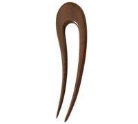 MICFENY Bastoncini per capelli in legno naturale a forma di U per capelli lunghi Supporto sicuro per capelli delicati sui panini dei capelli strumento per lo styling dei capelli