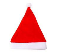 MICFENY Cappelli di Babbo Natale caldi della peluche comodi di viaggio amichevole pieghevole di Natale per la famiglia raduno festival evento Dressingup