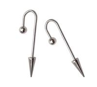 MICFENY Confezione da 3 orecchini punk a forma di U per cartilagine, sofisticati gioielli in acciaio inox per donne, regali per Natale