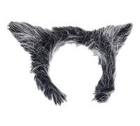 MICFENY Fascia per capelli modificabile con orecchie di animale in pile piano lupo sottile clip per capelli per adulti incidenti orientati tutti i giorni