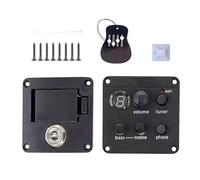 MICFENY Pickup per chitarra acustica Equalizzatori per chitarra attiva Pickup Piezo Pickup Equalizzatori a 2 bande Sintonizzatore per amplificatore per chitarra acustica Endu