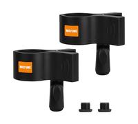 Micfuns 2 clip per microfono aggiornata, supporto regolabile per microfoni con diametro esterno compreso tra 32 mm e 60 mm (2)