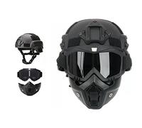 MICH Caschi tattici con maschera staccabile per Airsoft, Paintball e Caccia - Perfetti per le attività all'aperto