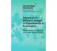 Michał Wiktor Krawczyk Advances in Efficient Design of Experi (Copertina rigida)